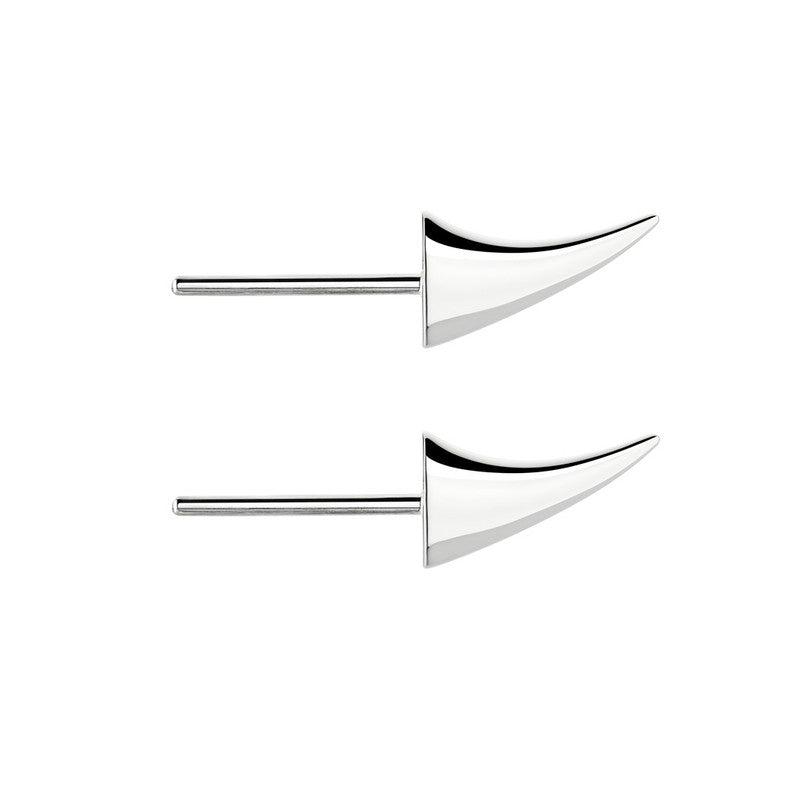 Shaun Leane Rose Thorn Swerve Sterling Silver Stud Earrings - Silver