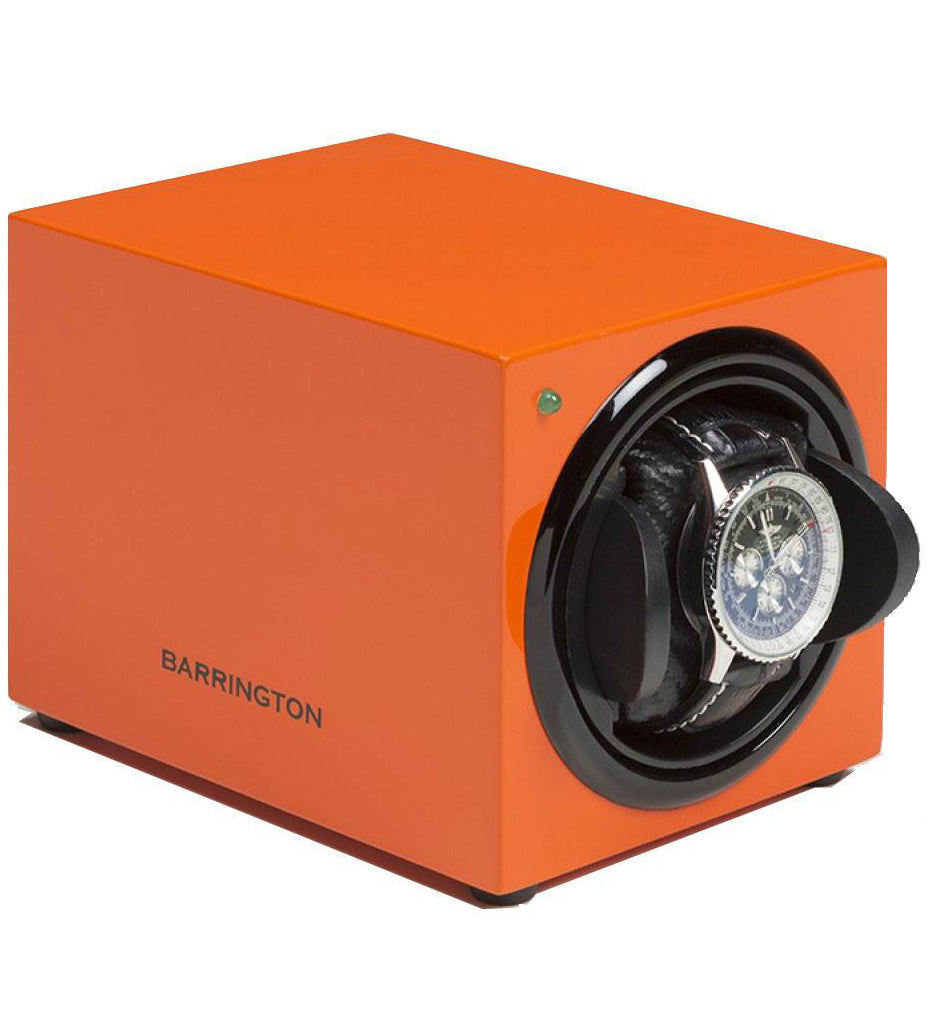 Barrington Watch Winder Single Burnt Amber - Amber
