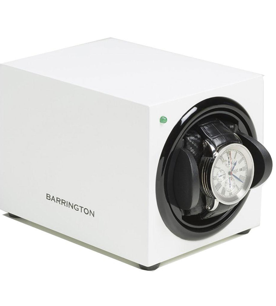 Barrington Watch Winder Single Glacier White - White