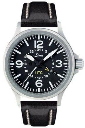 Sinn Watch 856 UTC Leather - Black