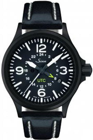Sinn Watch 856 S UTC Leather - Black