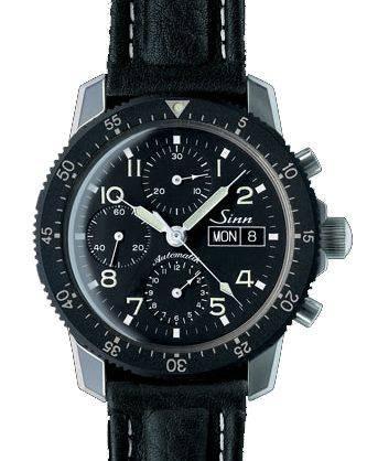 Sinn Watch Flieger Chronograph 103 St Leather - Black
