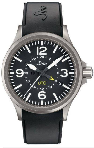 Sinn Watch 856 UTC Rubber - Black