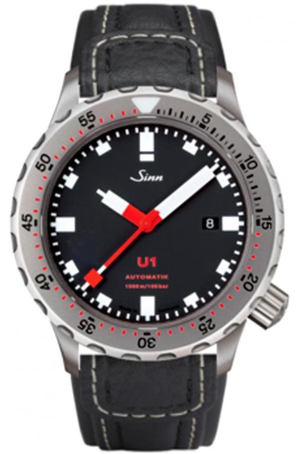 Sinn Watch U1 Leather - Black