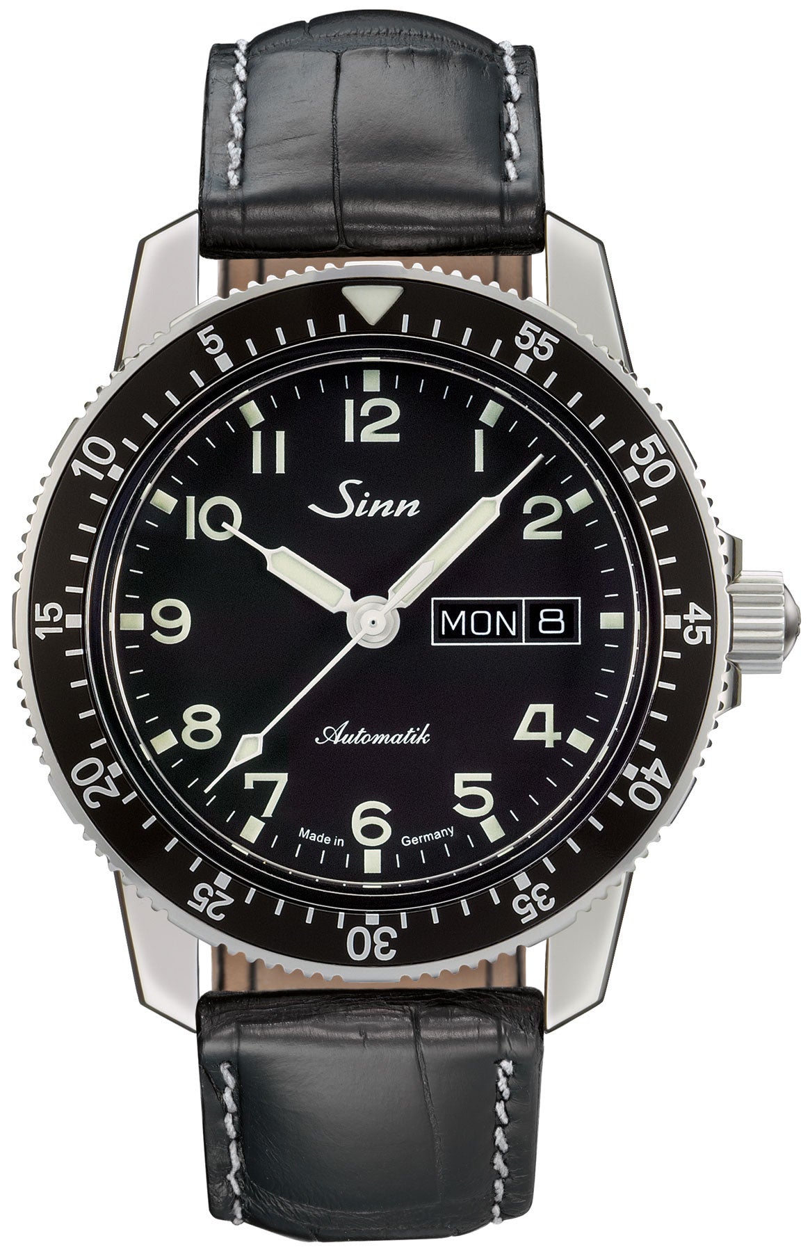 Sinn Watch 104 St Sa A Alligator - Black