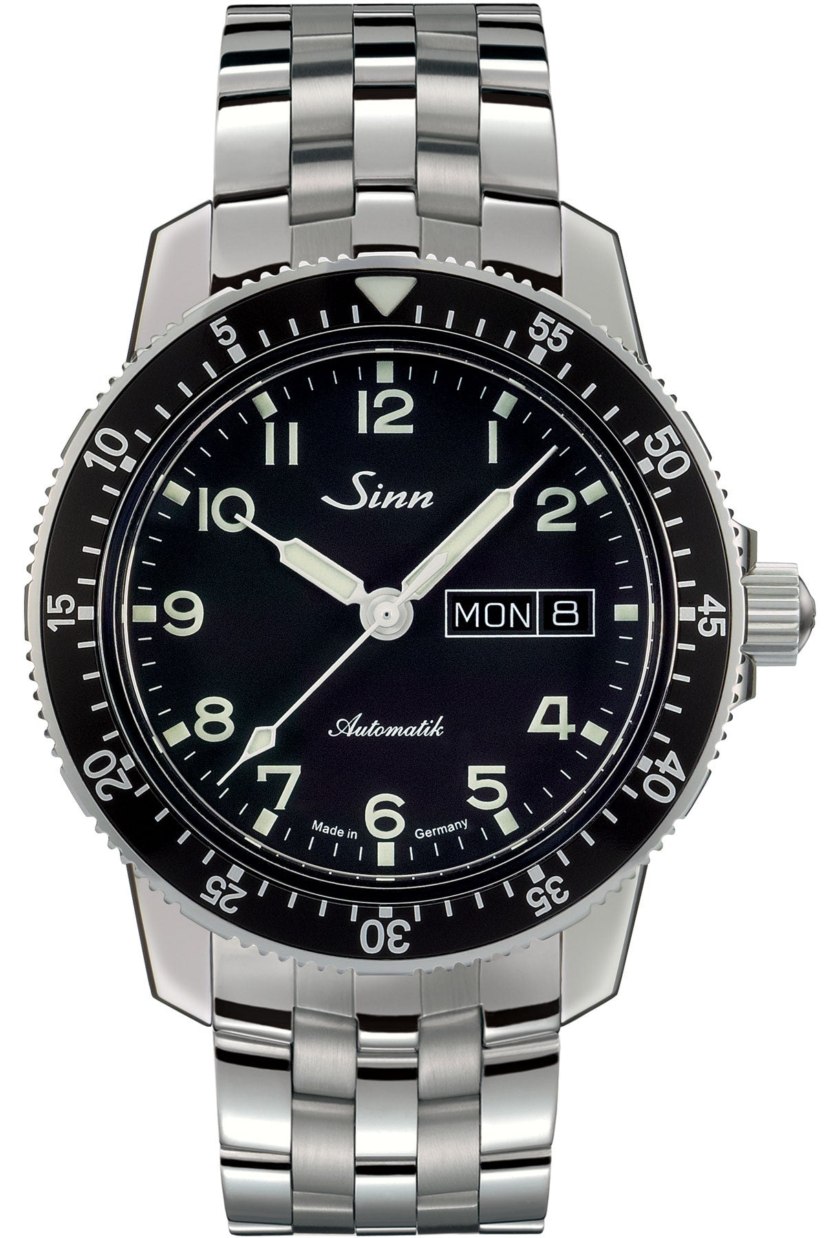 Sinn Watch 104 St Sa A Fine Link Bracelet - Black