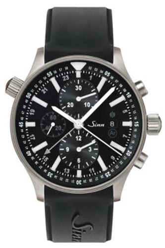 Sinn Watch 900 Pilot Rubber - Black