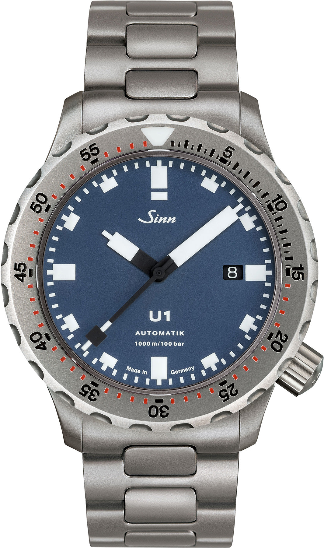 Sinn Watch U1 B Bracelet - Blue
