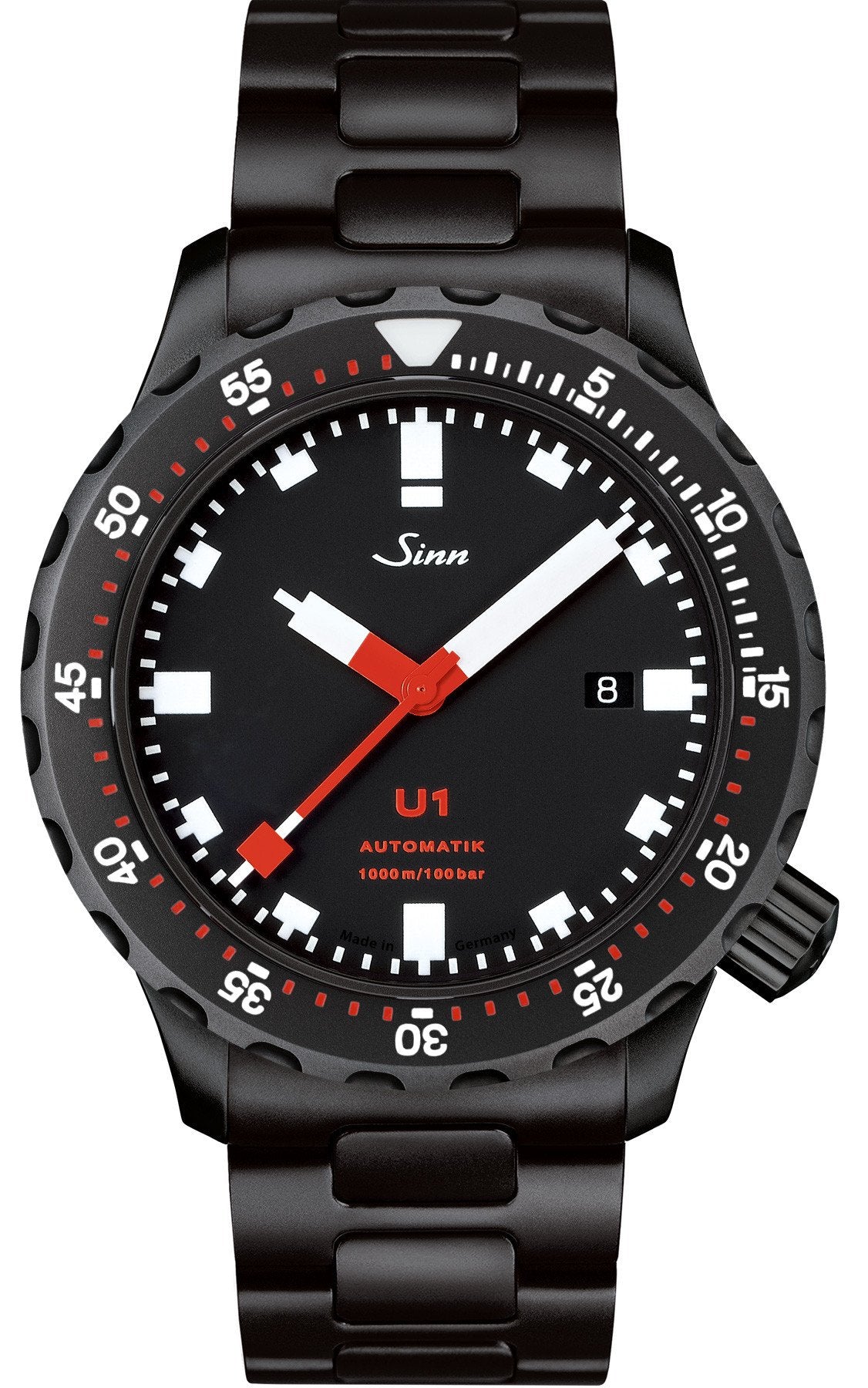 Sinn Watch U1 S PVD Bracelet - Black