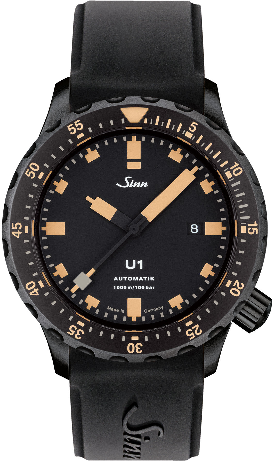 Sinn Watch U1 SE Silicone - Black