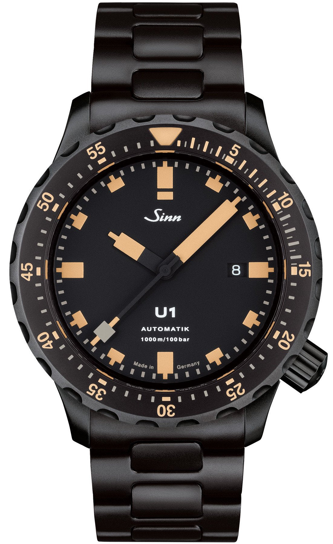 Sinn Watch U1 SE Bracelet - Black