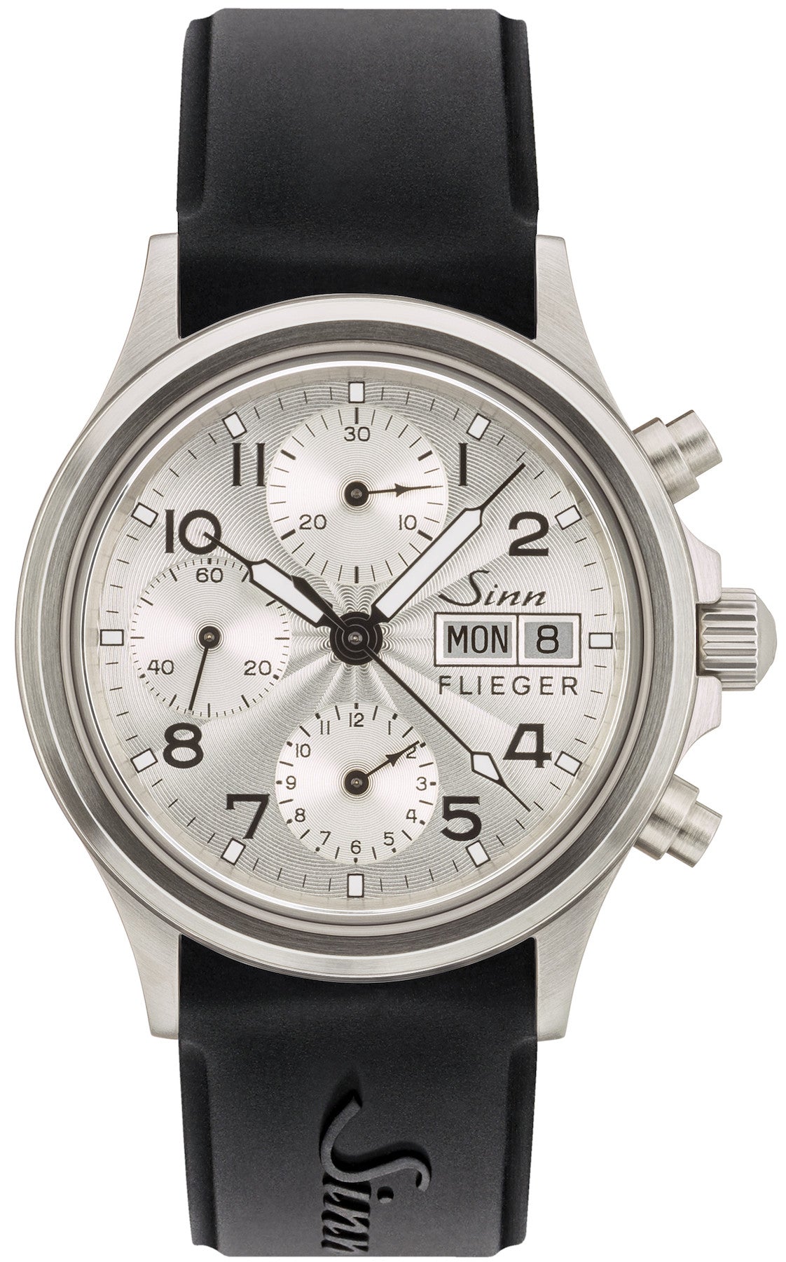Sinn Watch 356 Sa Pilot III Silicone Black - Silver