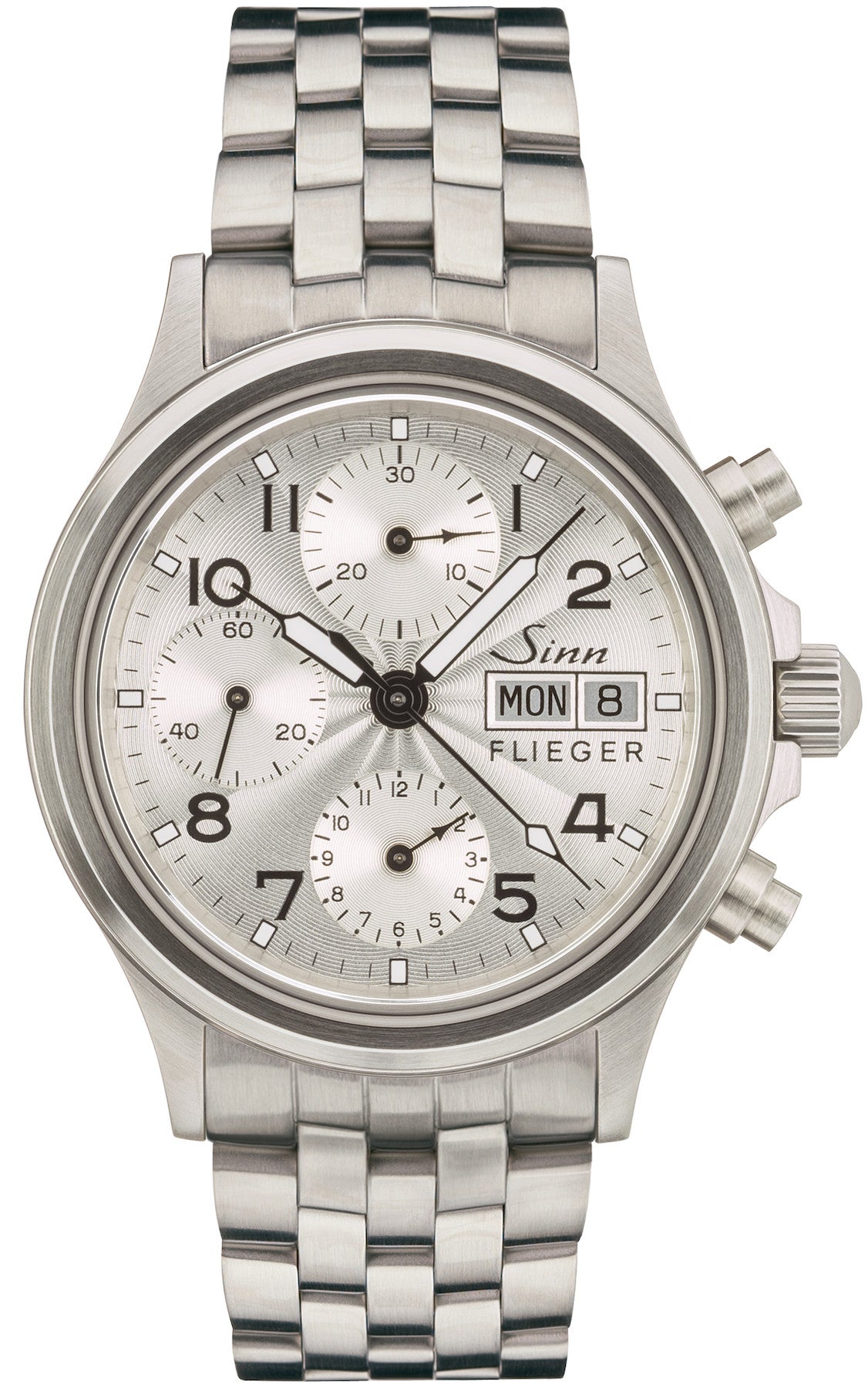 Sinn Watch 356 Sa Pilot III Fine Link Bracelet - Silver