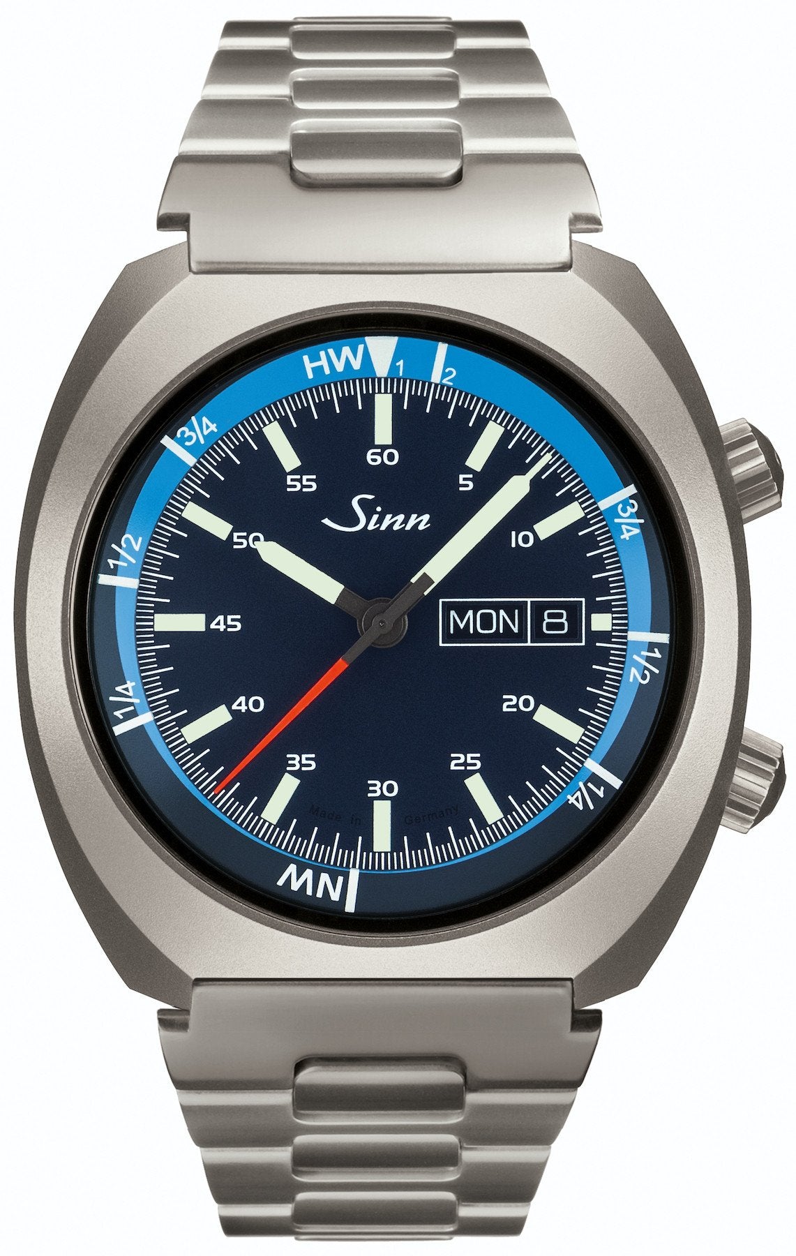 Sinn Watch 240 St GZ Bracelet - Blue