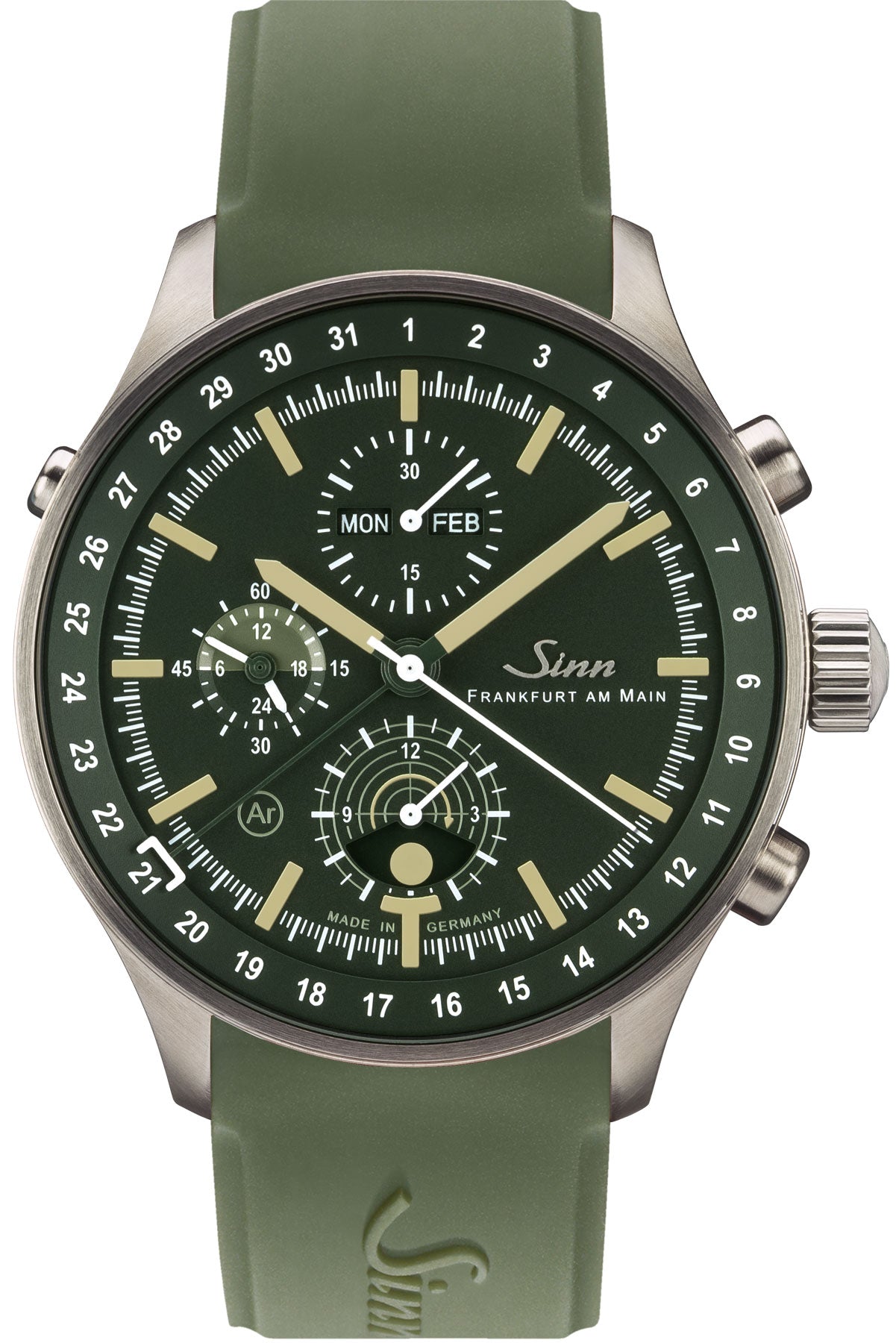 Sinn Watch 3006 Hunting Silicone Strap - Green
