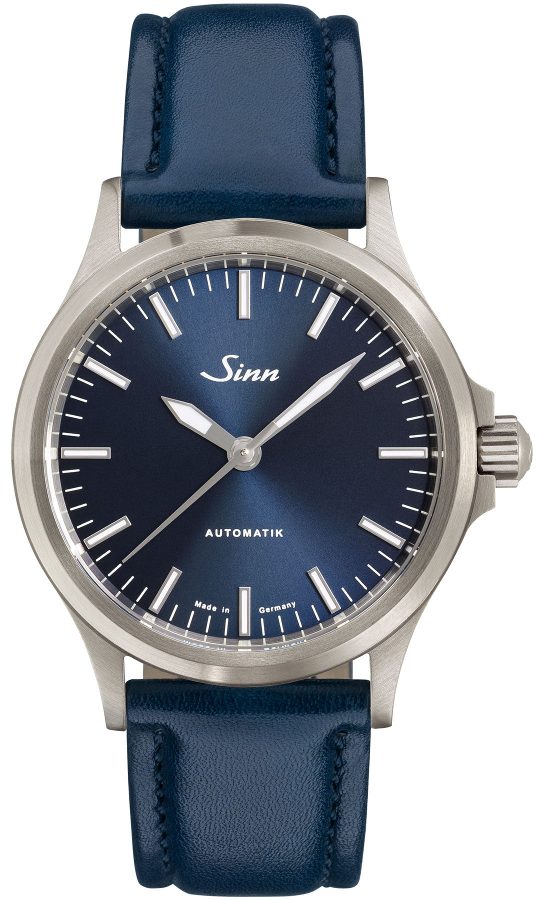 Sinn Watch 556 I B Blue Cowhide Strap - Blue