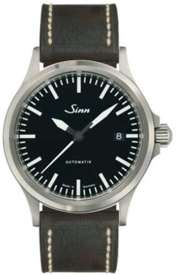 Sinn Watch 556 I Vintage Leather Dark Brown - Black