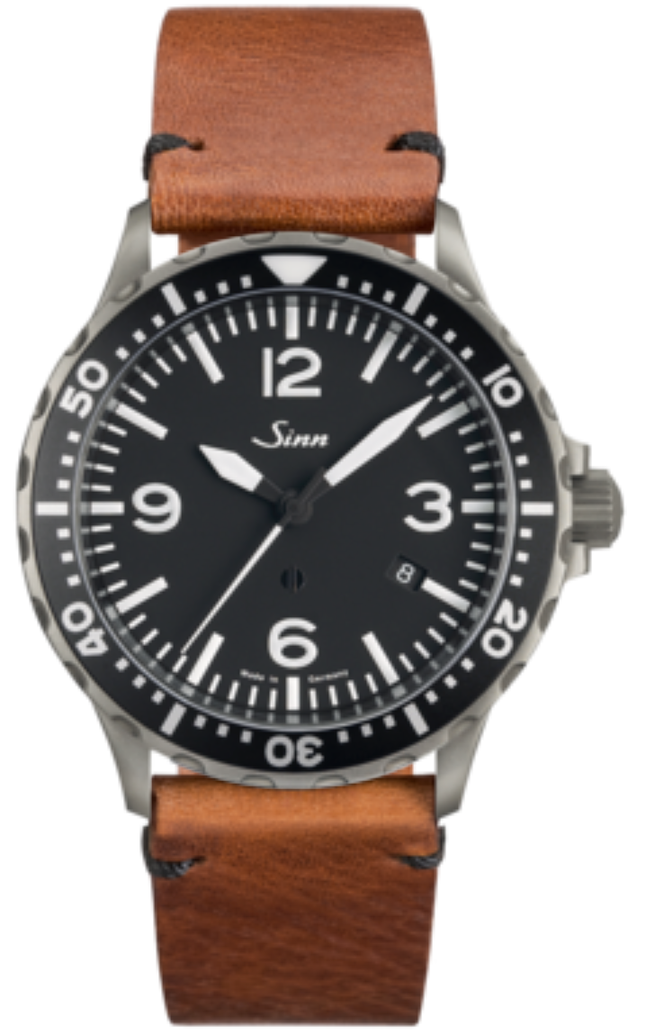 Sinn Watch 857 Vintage Cowhide Brown - Black