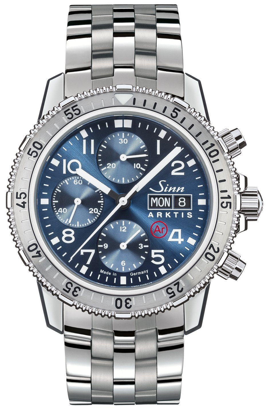 Sinn Watch 206 Arktis II Fine Link Bracelet - Blue