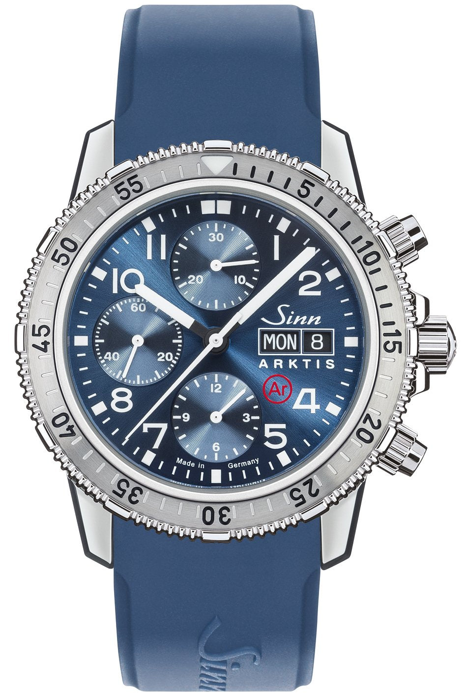 Sinn Watch 206 Arktis II Rubber Blue - Blue