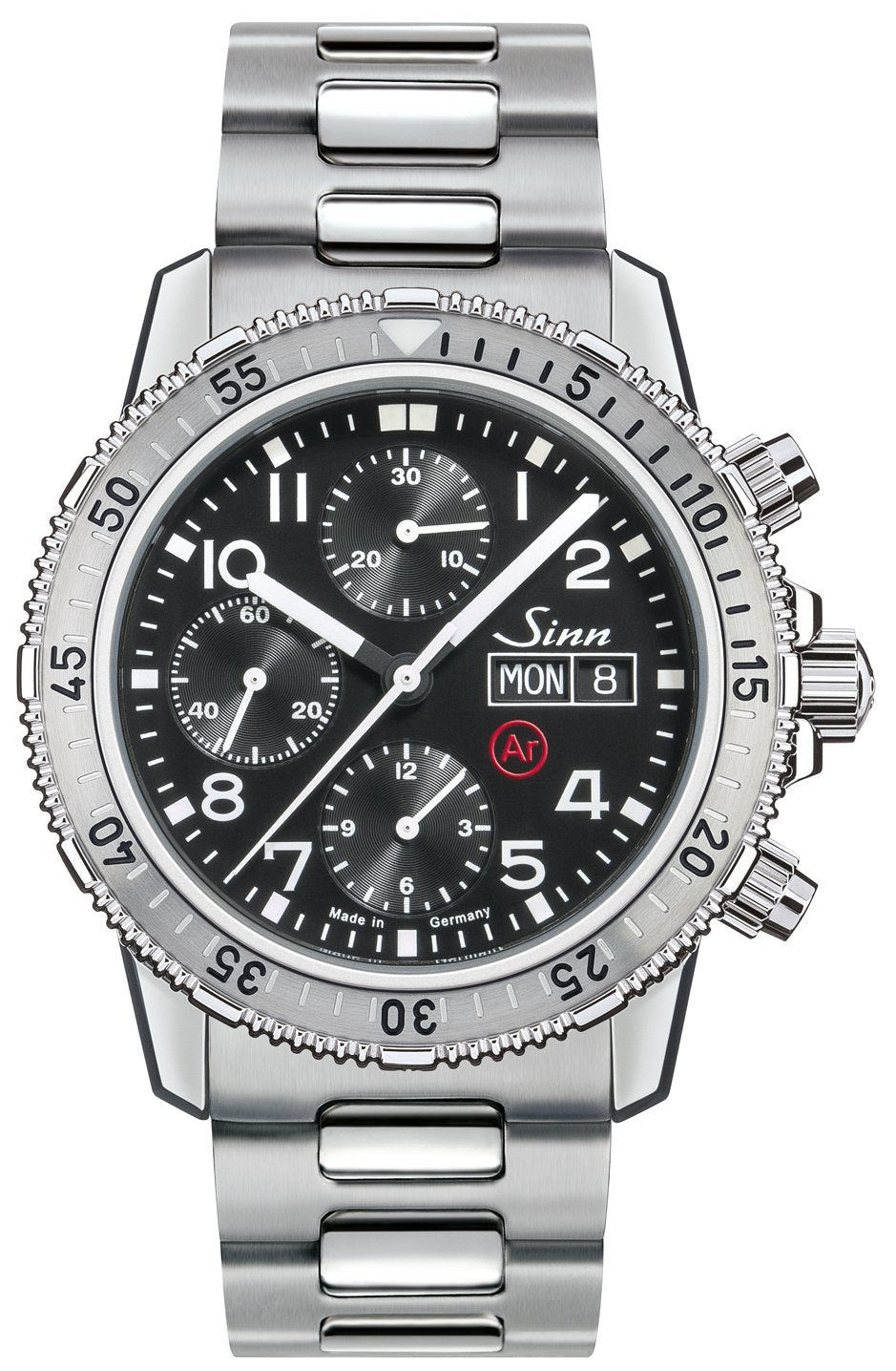 Sinn Watch 206 St Ar Solid Link Bracelet - Black