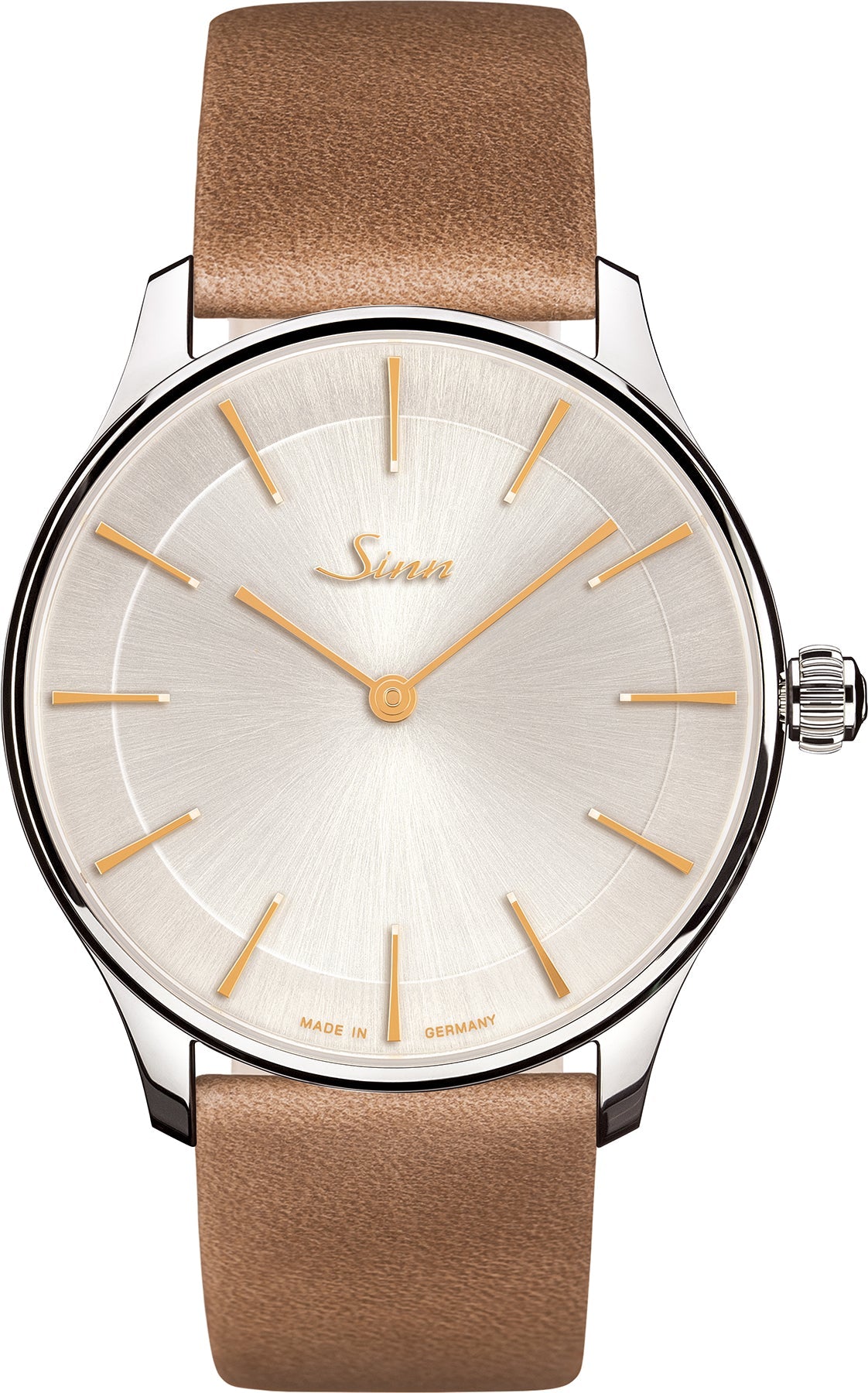 Sinn Watch 1739 St I 4N Leather Tan - Silver