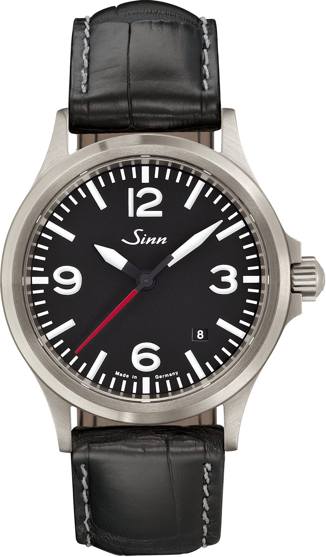 Sinn Watch 556 A RS Black Cowhide Aligator - Black