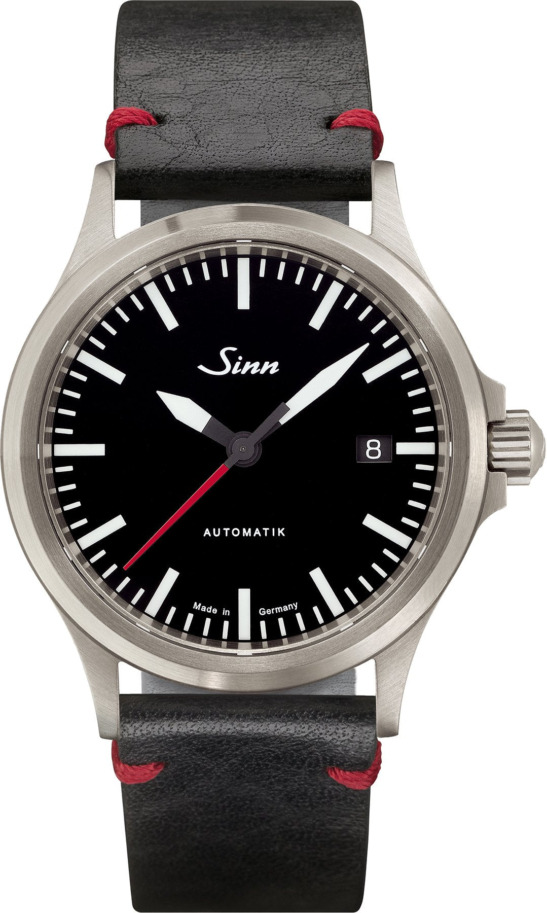 Sinn Watch 556 I RS Leather Black Vintage Cowhide - Black