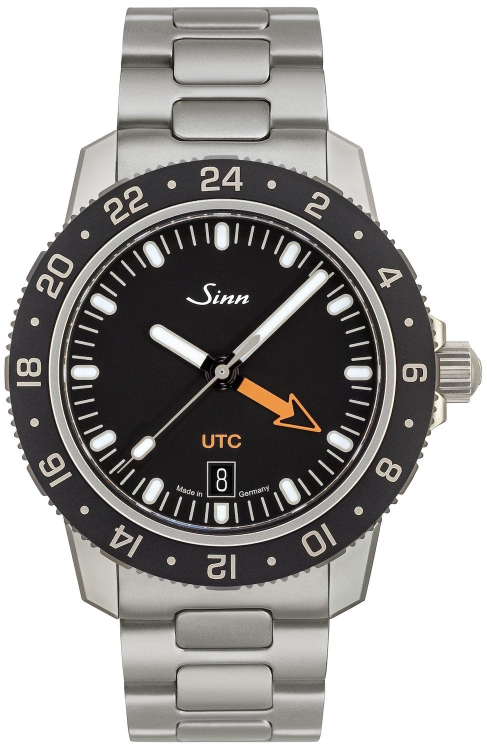 Sinn Watch 105 St Sa UTC H-Link Bracelet - Black