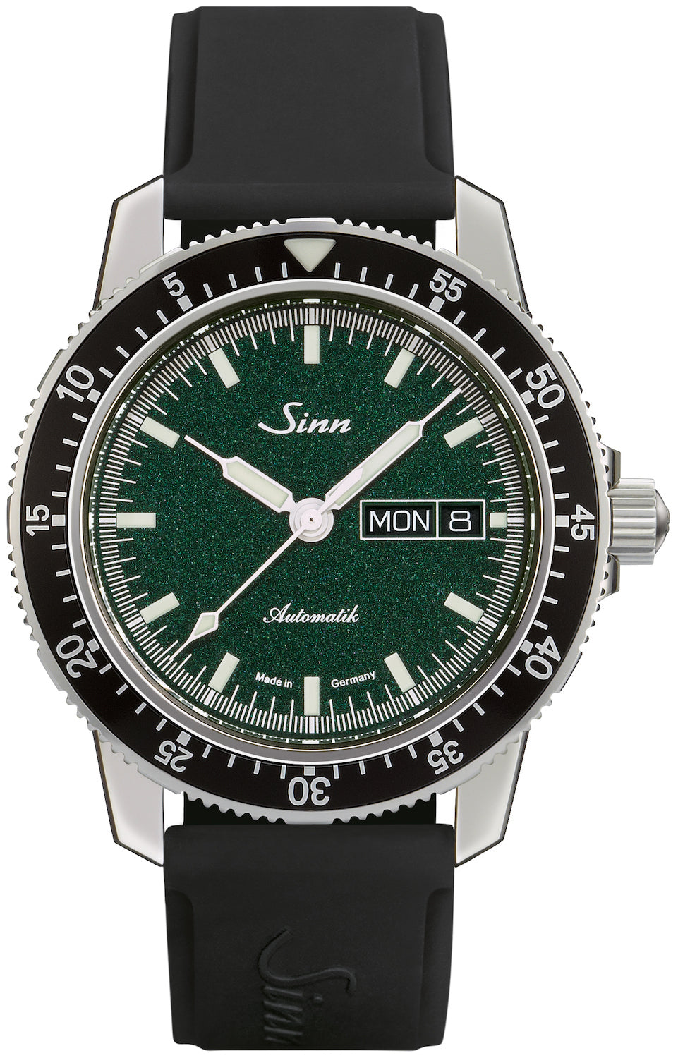 Sinn Watch 104 St Sa I MG Silicone Black - Green