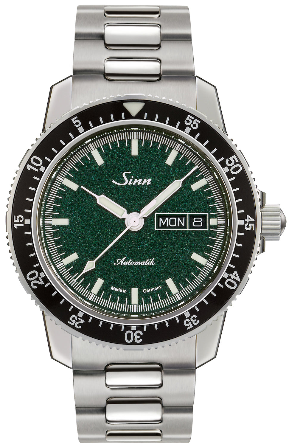 Sinn Watch 104 St Sa I MG H-Link Bracelet - Green