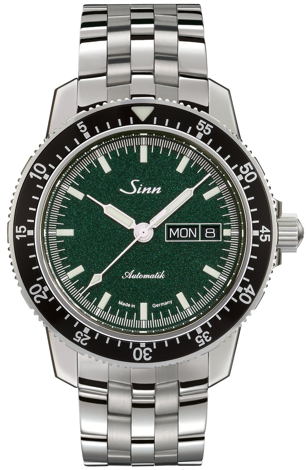 Sinn Watch 104 St Sa I MG Fine Link Bracelet - Green