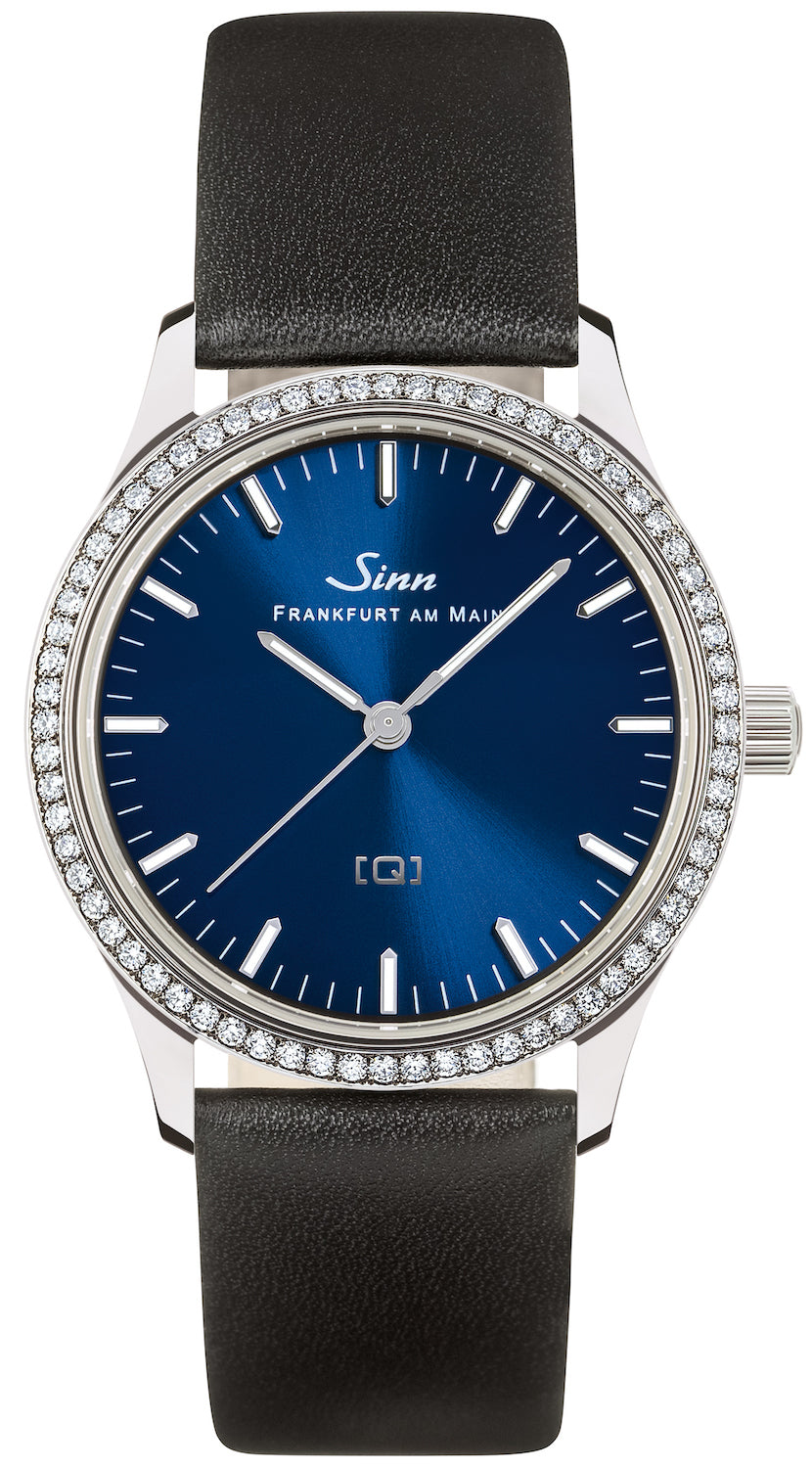 Sinn Watch 434 TW 68 WG B Ladies Leather Black - Blue