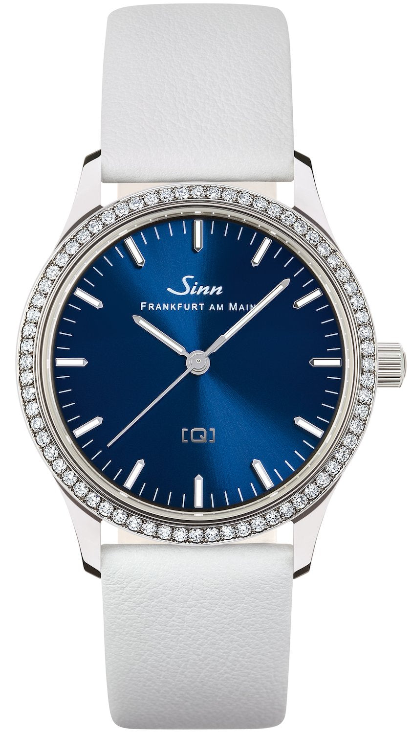 Sinn Watch 434 TW 68 WG B Ladies Leather White - Blue