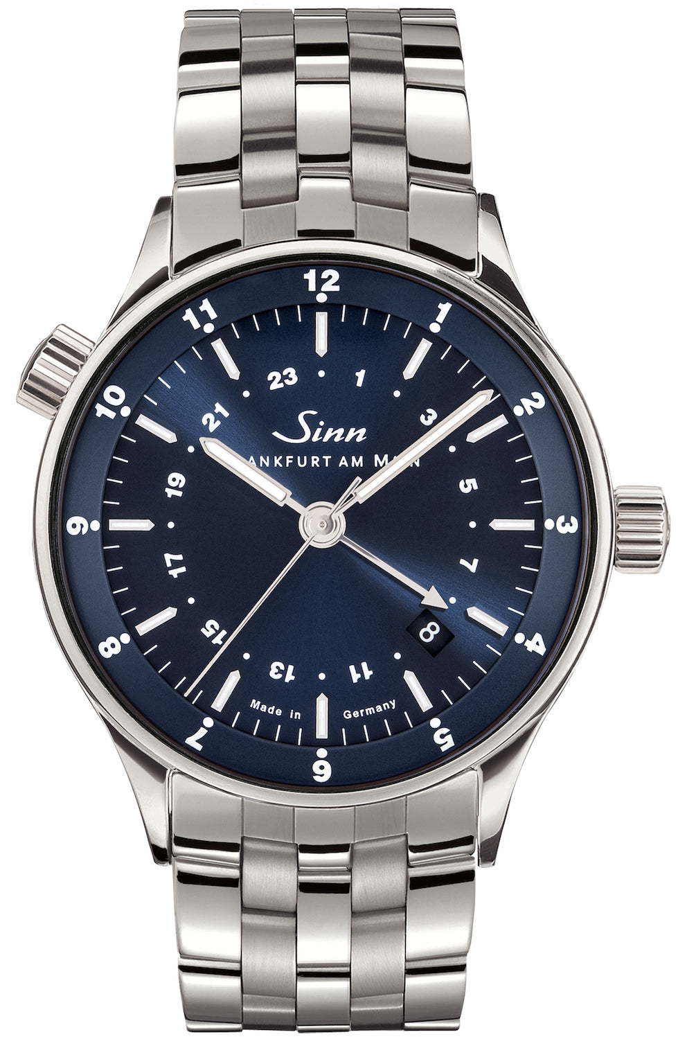 Sinn Watch Frankfurt World Time 6060 B 24h UTC - Blue