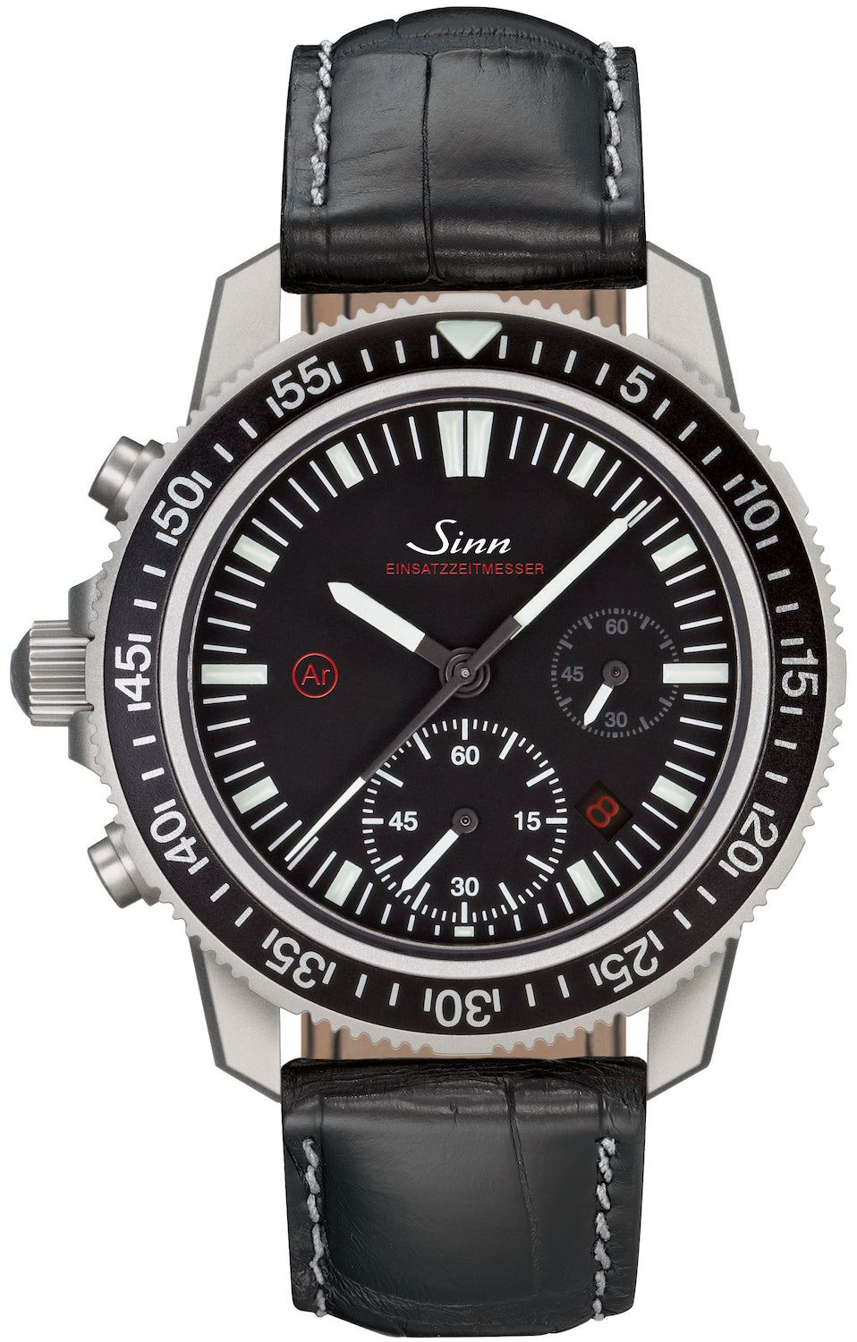 Sinn Watch EZM 13.1 Leather Strap - Black