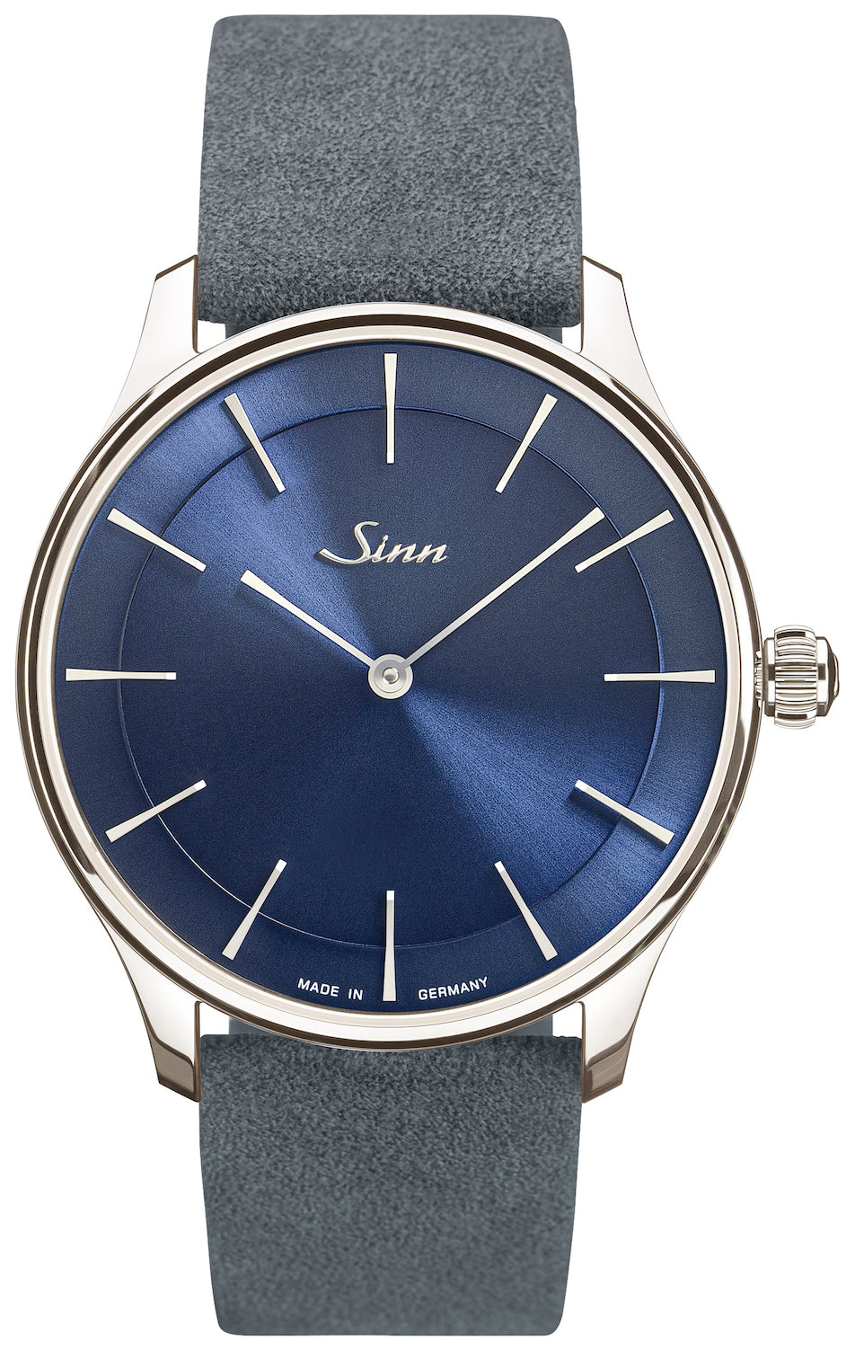 Sinn Watch 1739 Ag B Grey Alcantara Set - Blue