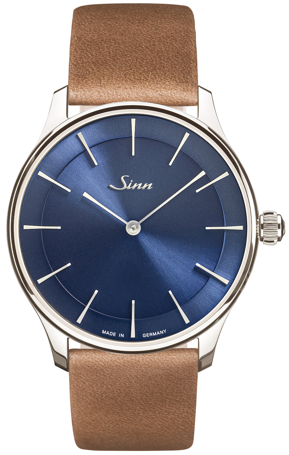Sinn Watch 1739 Ag B Brown Leather Set - Blue