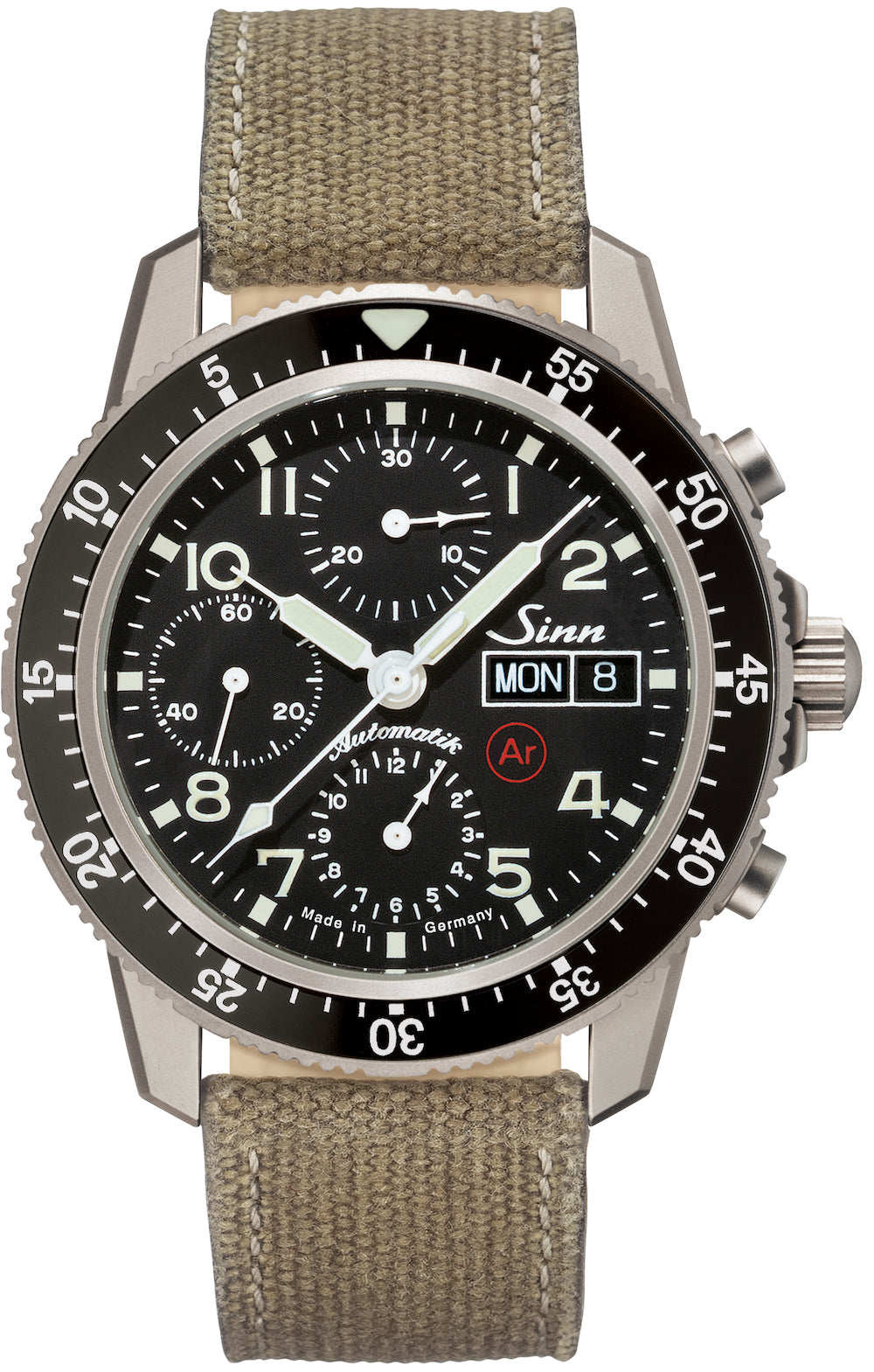 Sinn Watch 103 Ti Ar Titanium Canvas Beige - Black