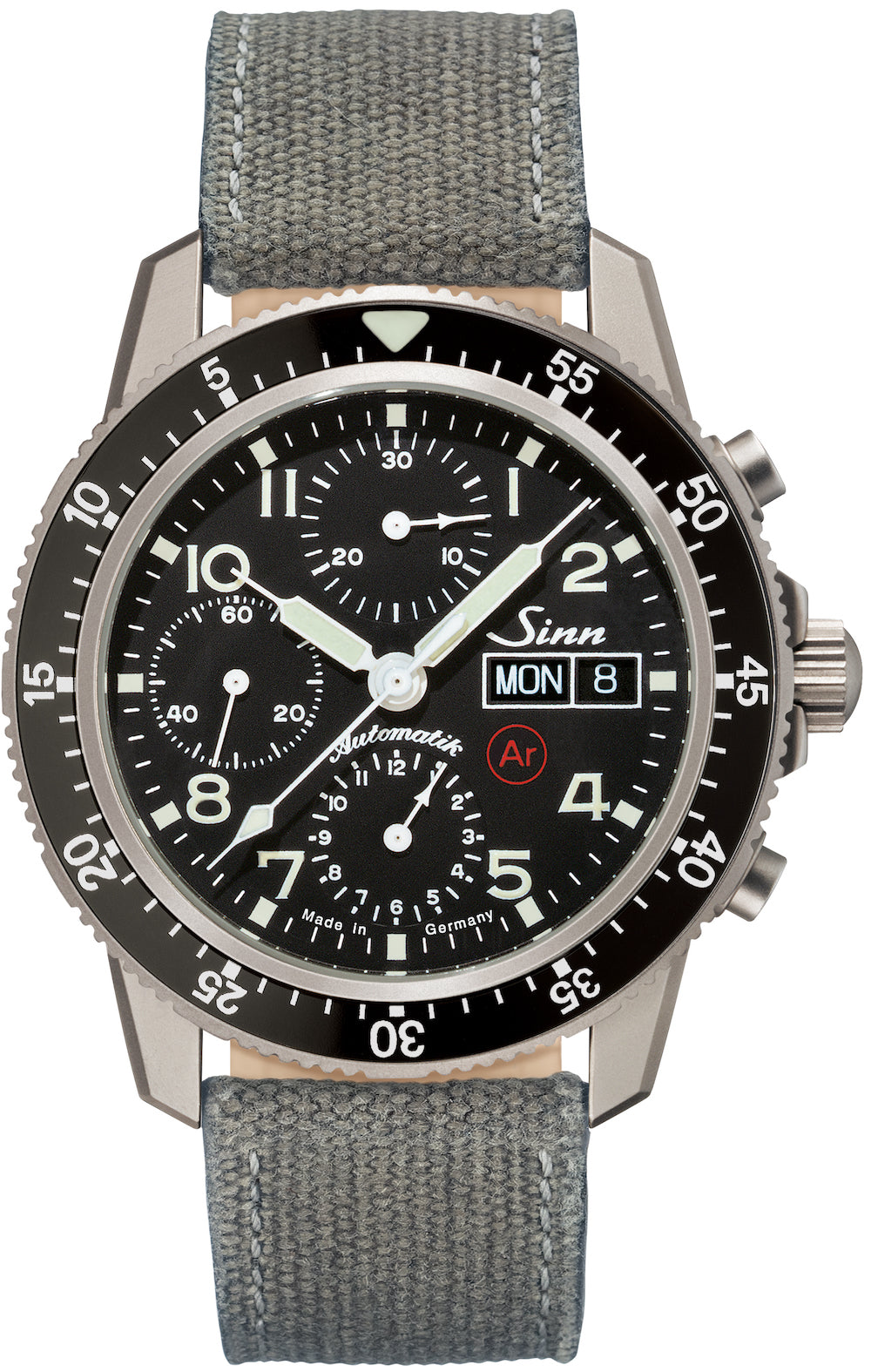 Sinn Watch 103 Ti Ar Titanium Canvas Grey - Black