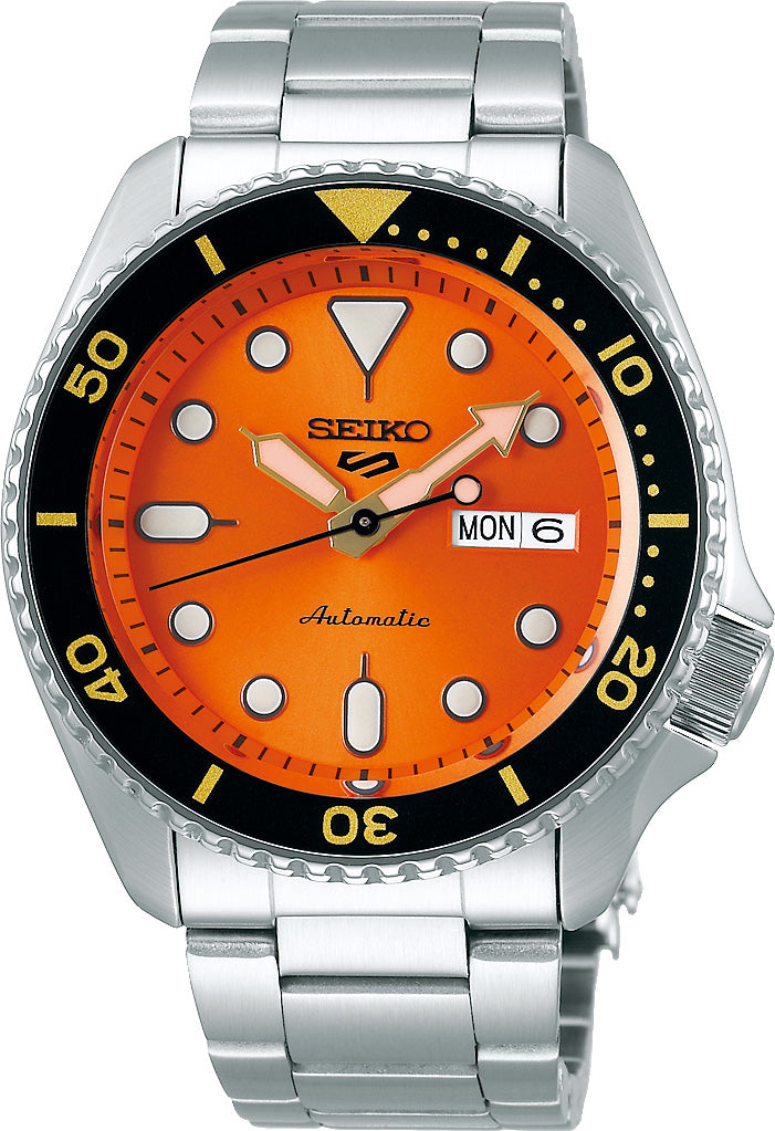 Seiko Watch 5 Sports Mens - Orange