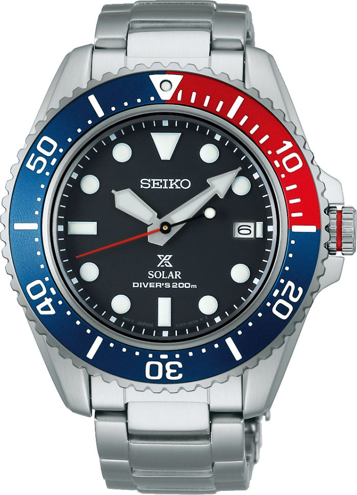 Seiko Watch Prospex Solar Diver - Black