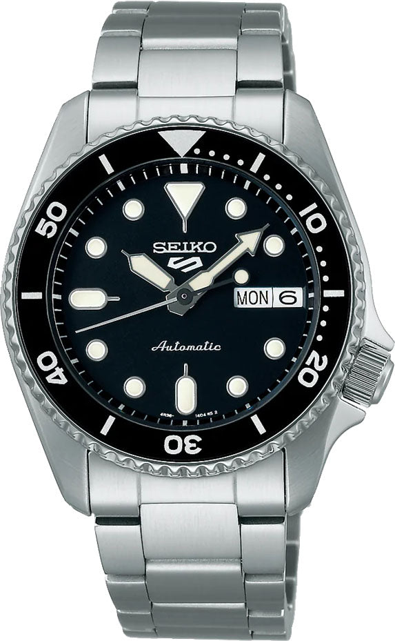 Seiko Watch 5 Sports SKX Midi Black Mens