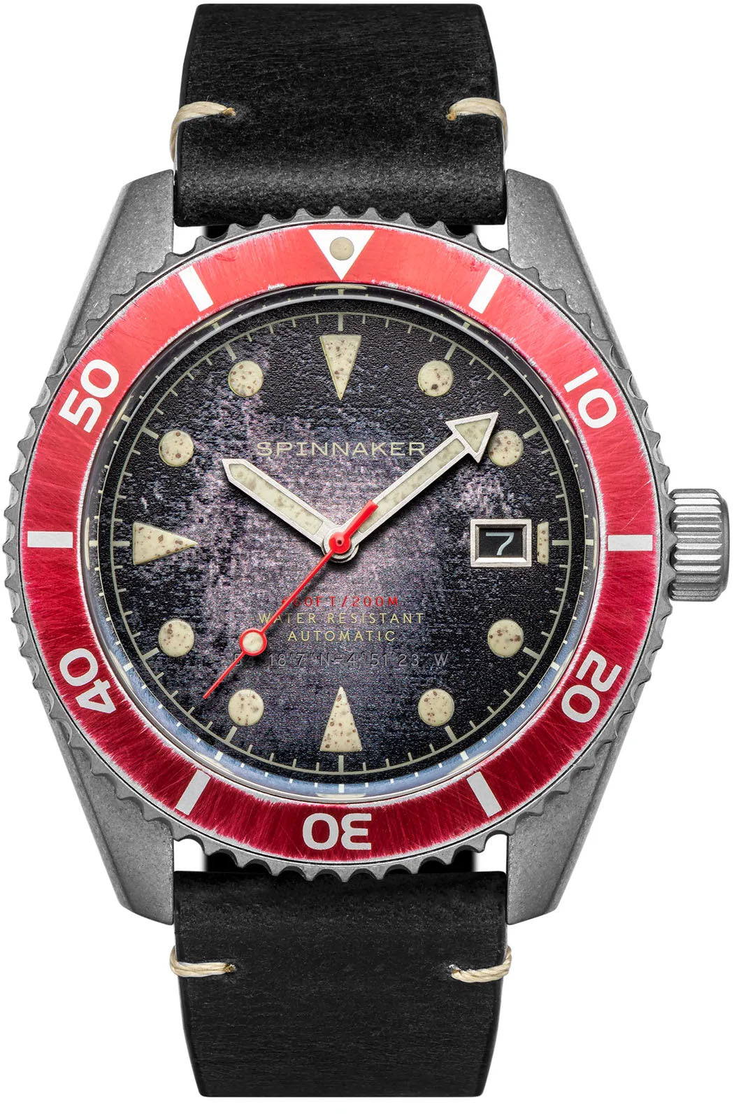 Spinnaker Watch Wreck Mens - Black