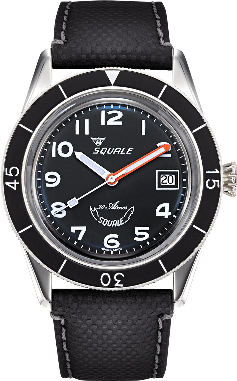 Squale Watch Sub-39 Black Arabic - Black