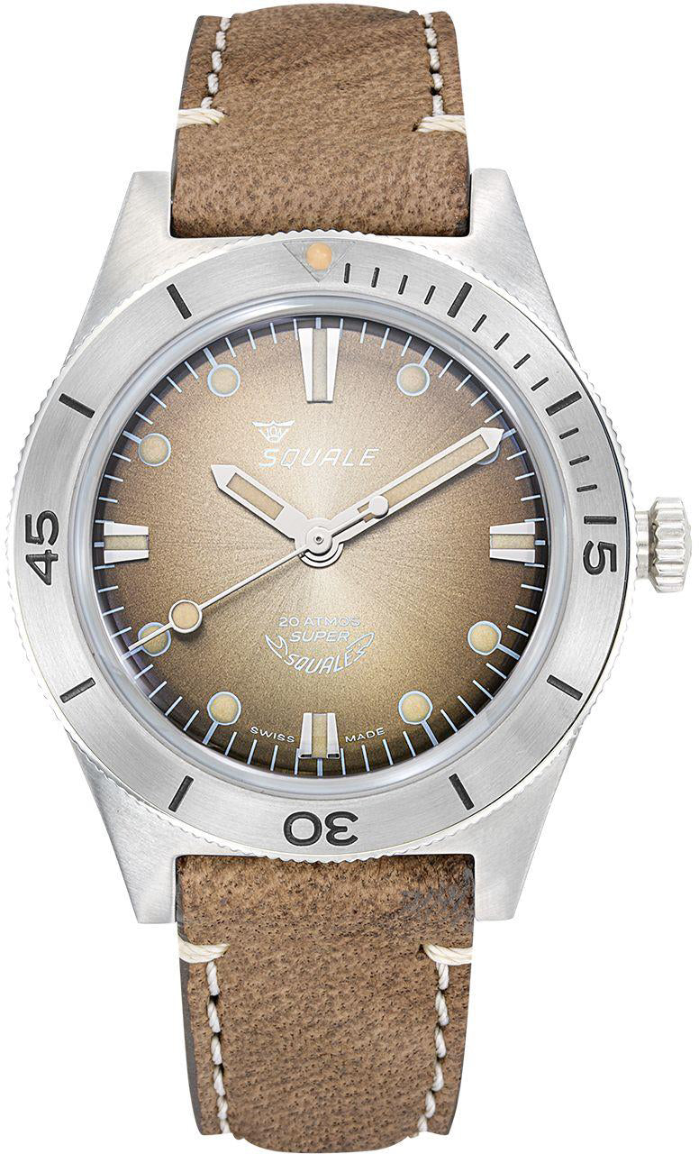 Squale Watch Supersquale Sunray Brown - Brown