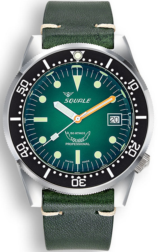 Squale Watch 1521 Green Ray