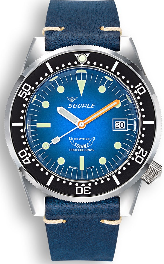 Squale Watch 1521 Blue Ray