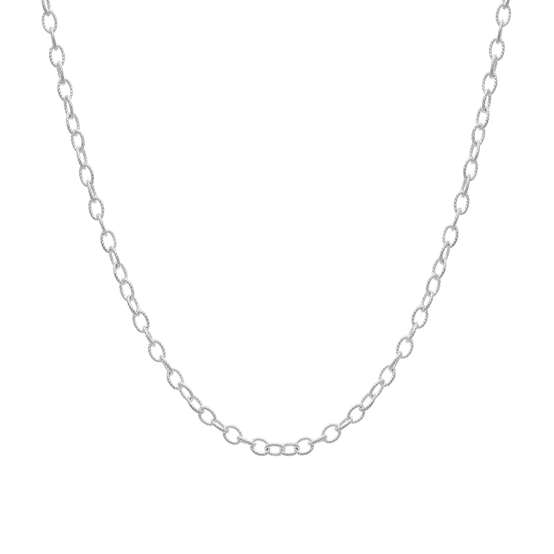 Sterling Silver 18 Inch Rope Link Belcher Chain - Option1 Value Silver