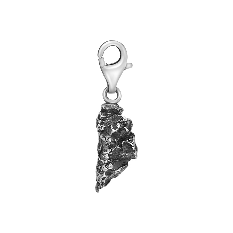 Sterling Silver Meteorite Unique Charm D